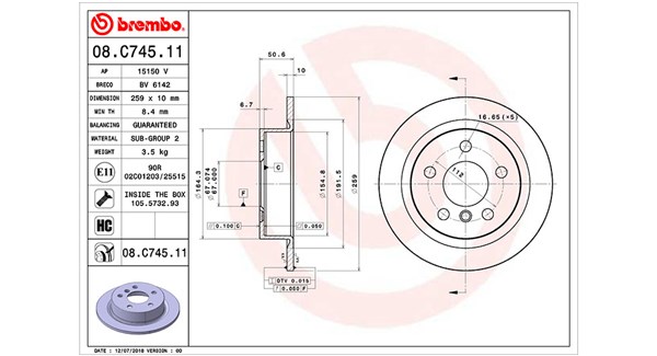 Brake Disc (360406161901)