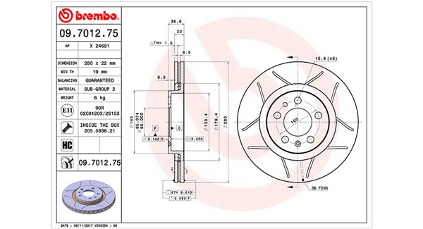 Brake Disc (360406049505)