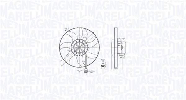 Fan, engine cooling (069422887010)