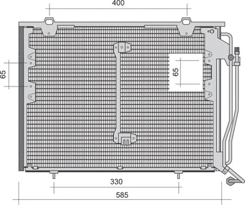 Condenser, air conditioning (350203262000)