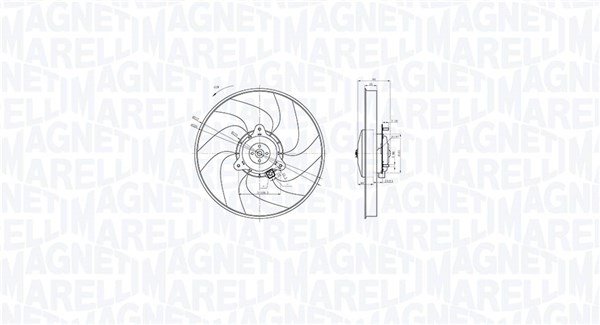 Fan, engine cooling (069422871010)