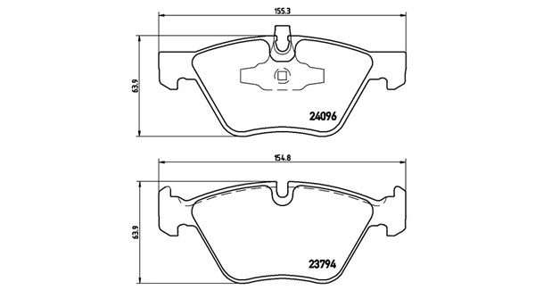 Brake Pad Set, disc brake (363700506040)