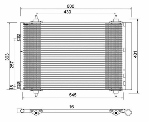 Condenser, air conditioning (359003220480)
