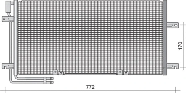 Condenser, air conditioning (350203477000)