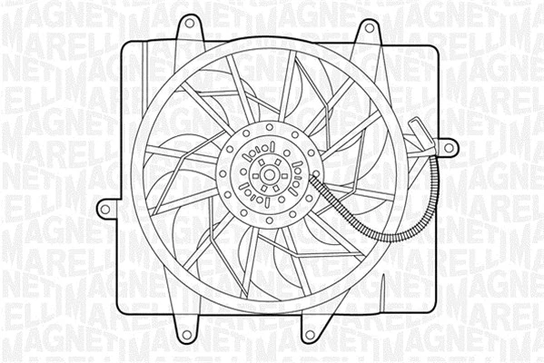 Fan, engine cooling (069422369010)