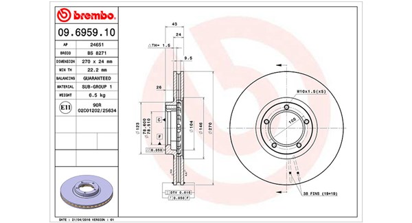 Brake Disc (360406025900)
