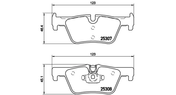 Brake Pad Set, disc brake (363700506071)