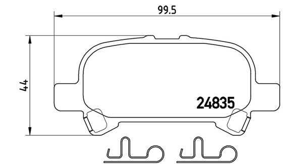 Brake Pad Set, disc brake (363700483110)
