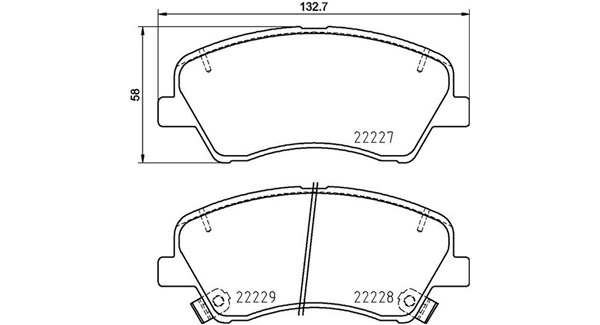 Brake Pad Set, disc brake