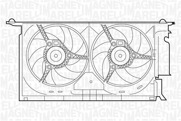 Fan, engine cooling (069422289010)