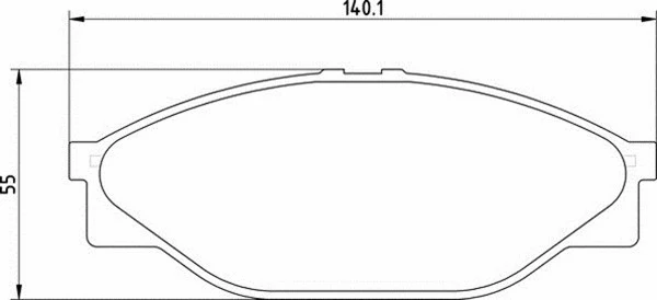 Brake Pad Set, disc brake (363700203012)