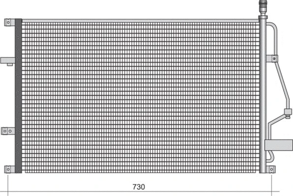 Condenser, air conditioning (350203488000)