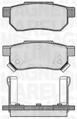 Brake Pad Set, disc brake (363916060457)