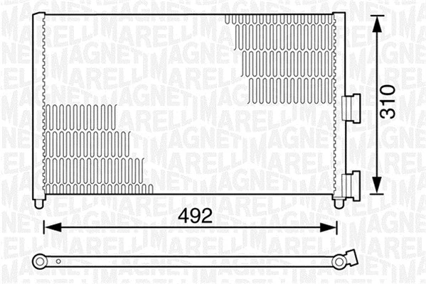 Condenser, air conditioning (350203162000)