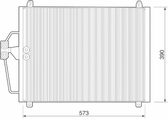 Condenser, air conditioning (350203222000)