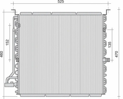 Condenser, air conditioning (350203455000)