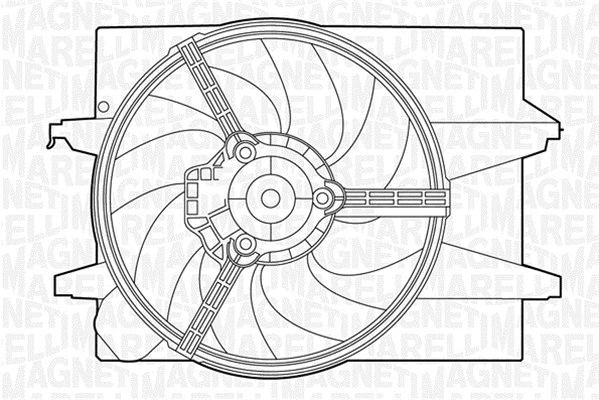 Fan, engine cooling (069422308010)