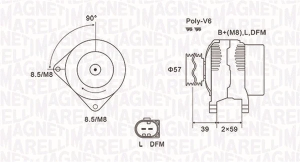 Alternator (063732002010)