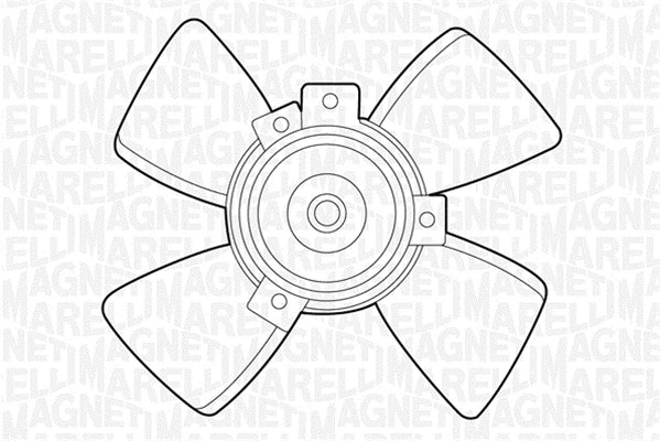 Fan, engine cooling (069422233010)