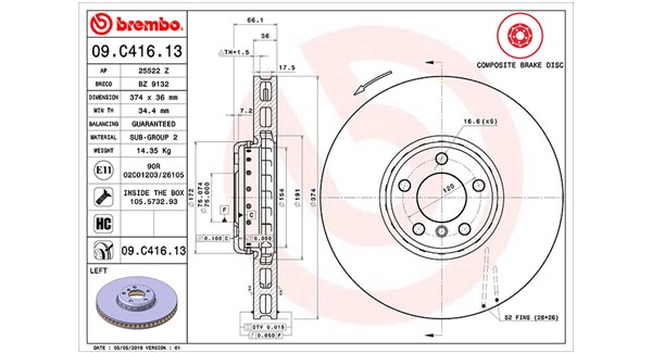 Brake Disc (360406131904)