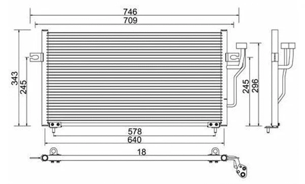 Condenser, air conditioning (359003221130)
