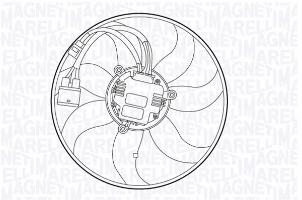 Fan, engine cooling (069422557010)