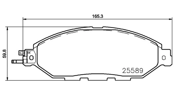 Brake Pad Set, disc brake (363700456103)