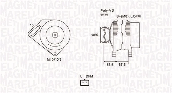 Alternator (063731976010)