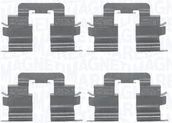 Accessory Kit, disc brake pad (363915110076)