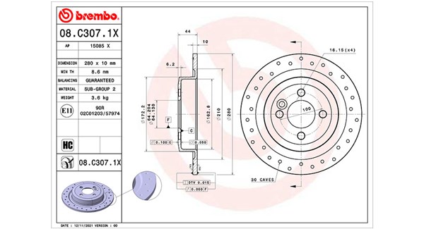 Brake Disc (360406177902)