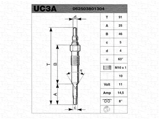 Glow Plug (062503801304)
