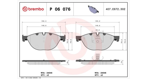 Brake Pad Set, disc brake