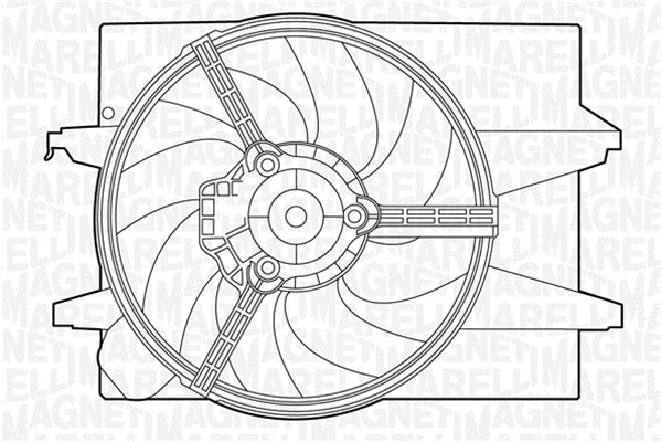 Fan, engine cooling (069422395010)