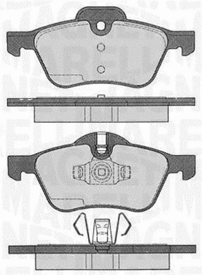 Brake Pad Set, disc brake (363916060332)