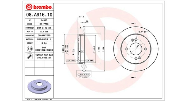 Brake Disc (360406080400)