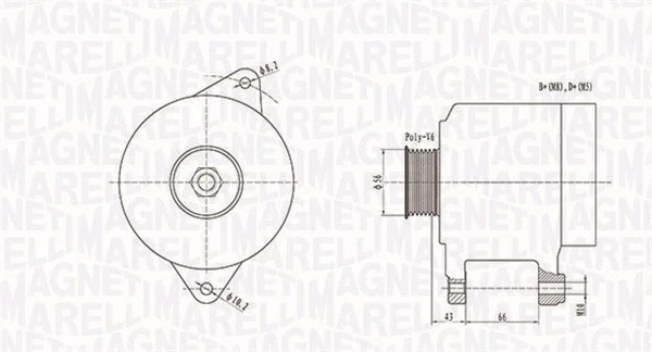 Alternator (063738250010)