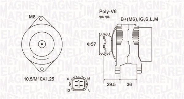 Alternator (063732102010)