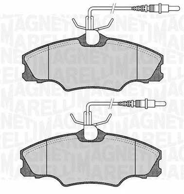 Brake Pad Set, disc brake (363916060374)