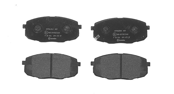 Brake Pad Set, disc brake (363700430034)