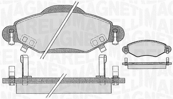 Brake Pad Set, disc brake (363916060410)