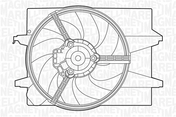 Fan, engine cooling (069422413010)