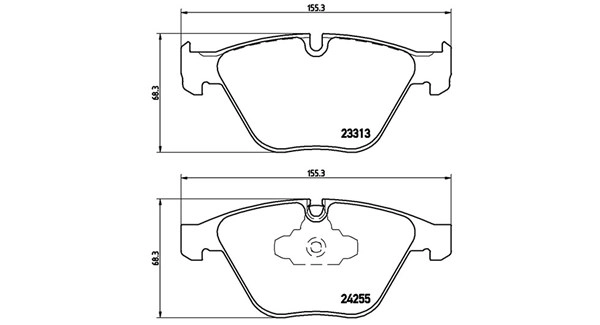 Brake Pad Set, disc brake (363700506055)