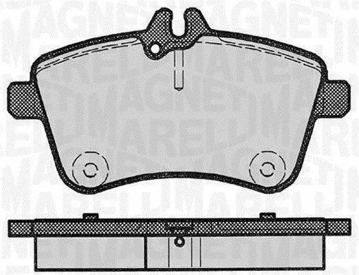 Brake Pad Set, disc brake (363916060302)
