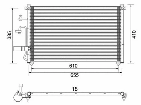 Condenser, air conditioning (359003220380)
