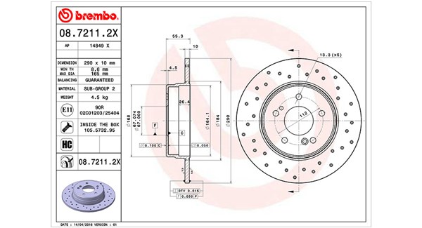 Brake Disc (360406032002)