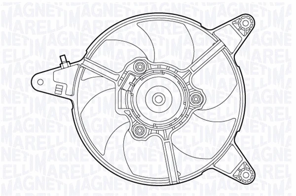 Fan, engine cooling (069422471010)