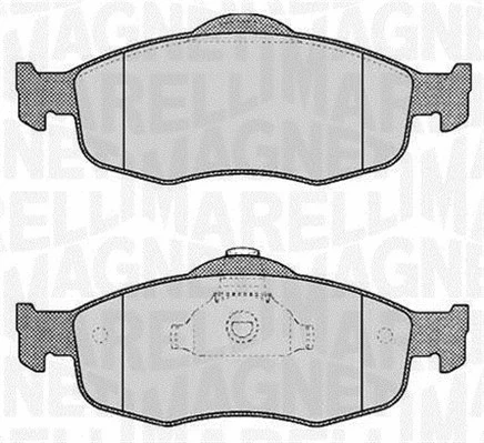 Brake Pad Set, disc brake (363916060245)