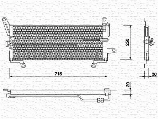 Condenser, air conditioning (350203106000)