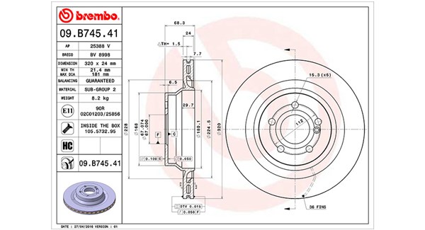 Brake Disc (360406117001)