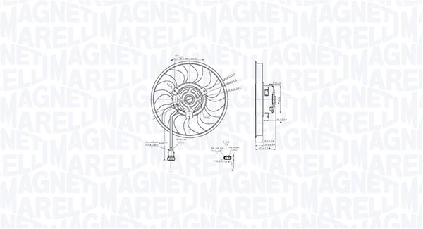 Fan, engine cooling (069422888010)